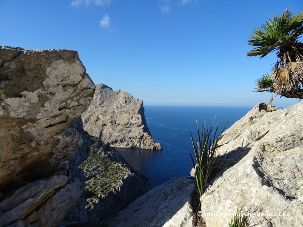 Schöne Aussicht vom Mirador d’es Colomer, Formentor, Mallorca